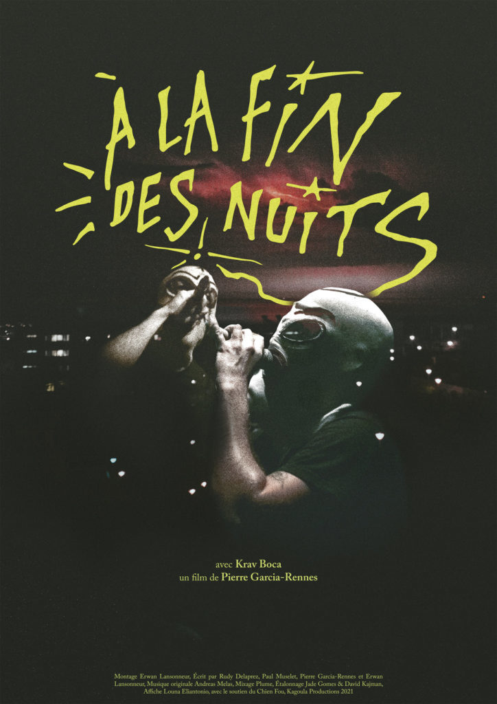 A la fin des nuits, 2021 - Documentaire, 80'
Réalisé par Pierre Garcia-Rennes
Produit par Kagoula Productions
