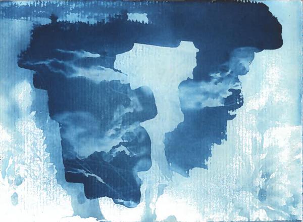 Fantômes, 2021 - Recherches en cyanotype