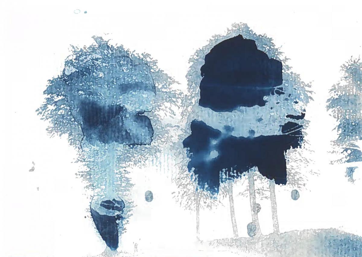 Fantômes, 2021 - Recherches en cyanotype