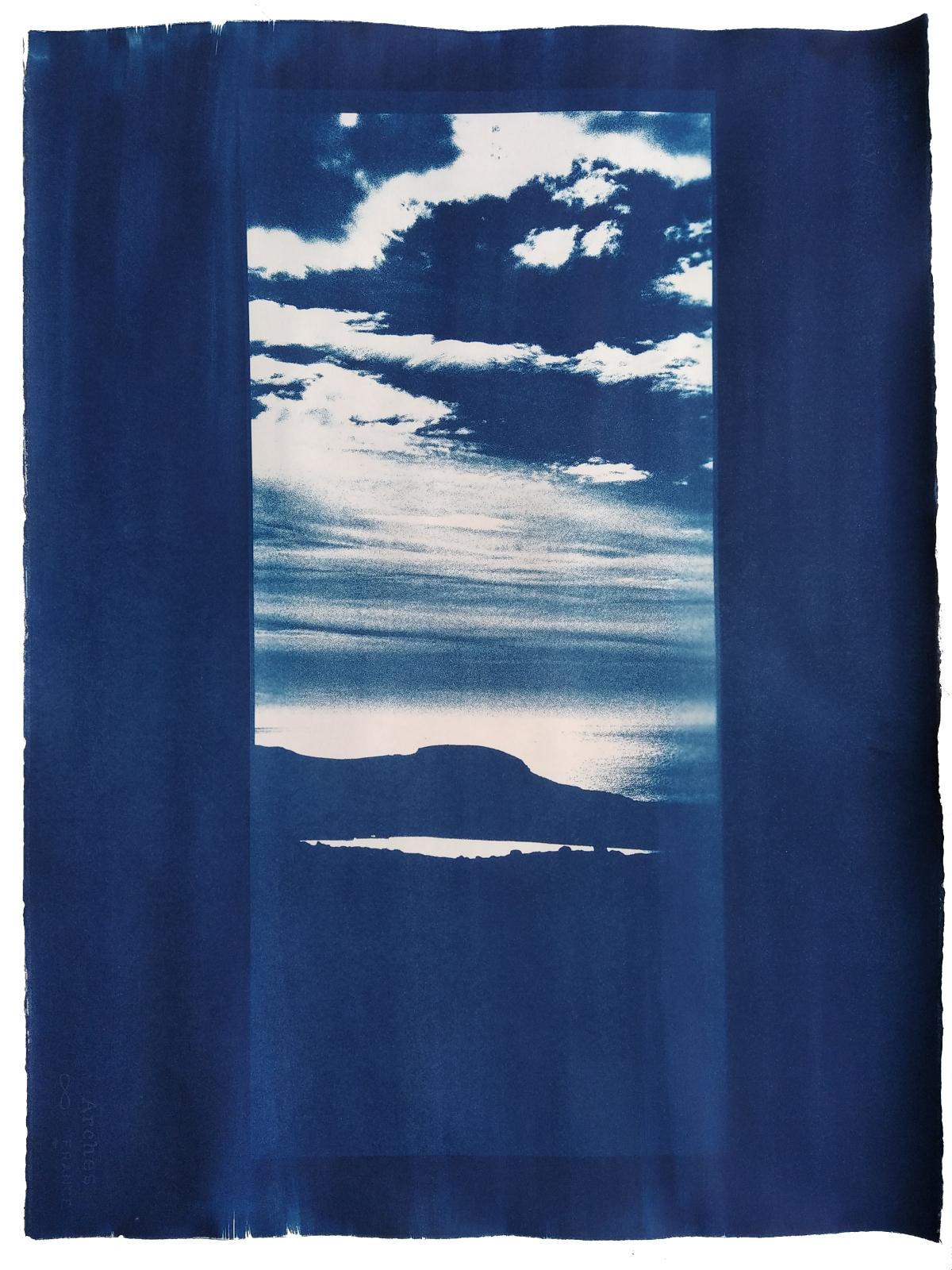 Impressions d'Islande, 2023 - Recherches en cyanotype